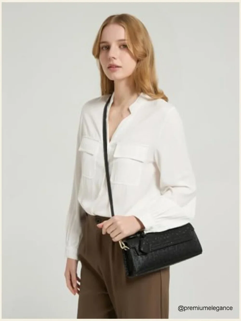 Top Handle Satchel Purse - Designer Crossbody Bag with Detachable Strap